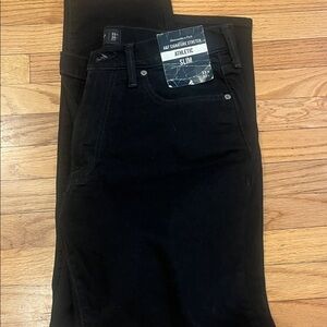 Abercrombie & Fitch Black Athletic Slim Jeans 33W 30L